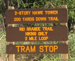 Hawk Tower Sign - Bentson Rio Grande Valley State Park